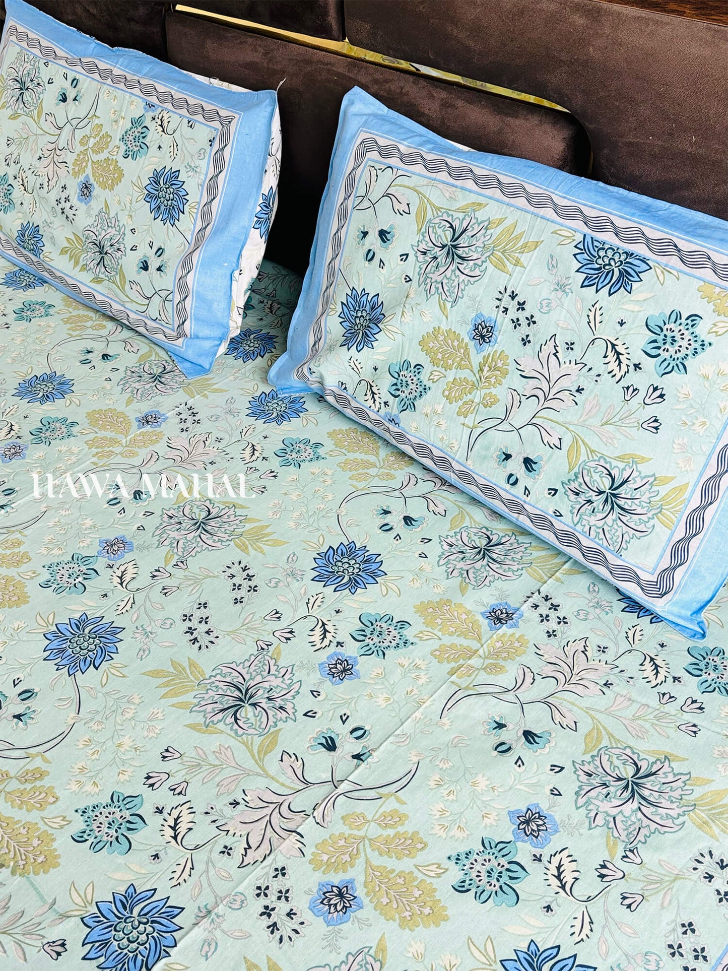 Rajputana Collection - King Cotton Bedsheet with Pillow Covers (90 x 108 inches)