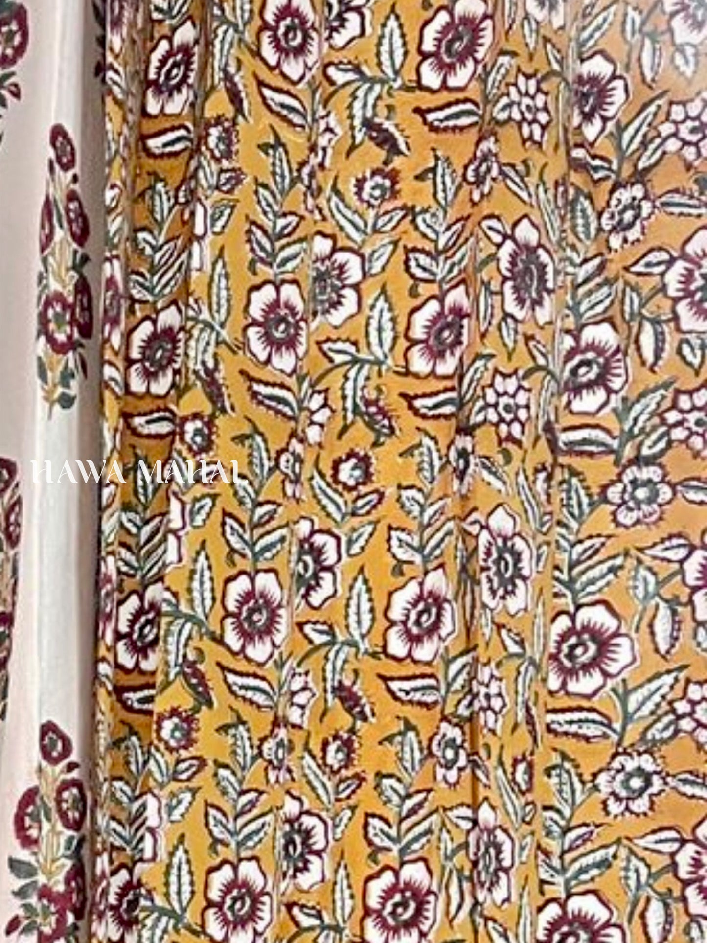 Rangrez Collection Block Print Curtains