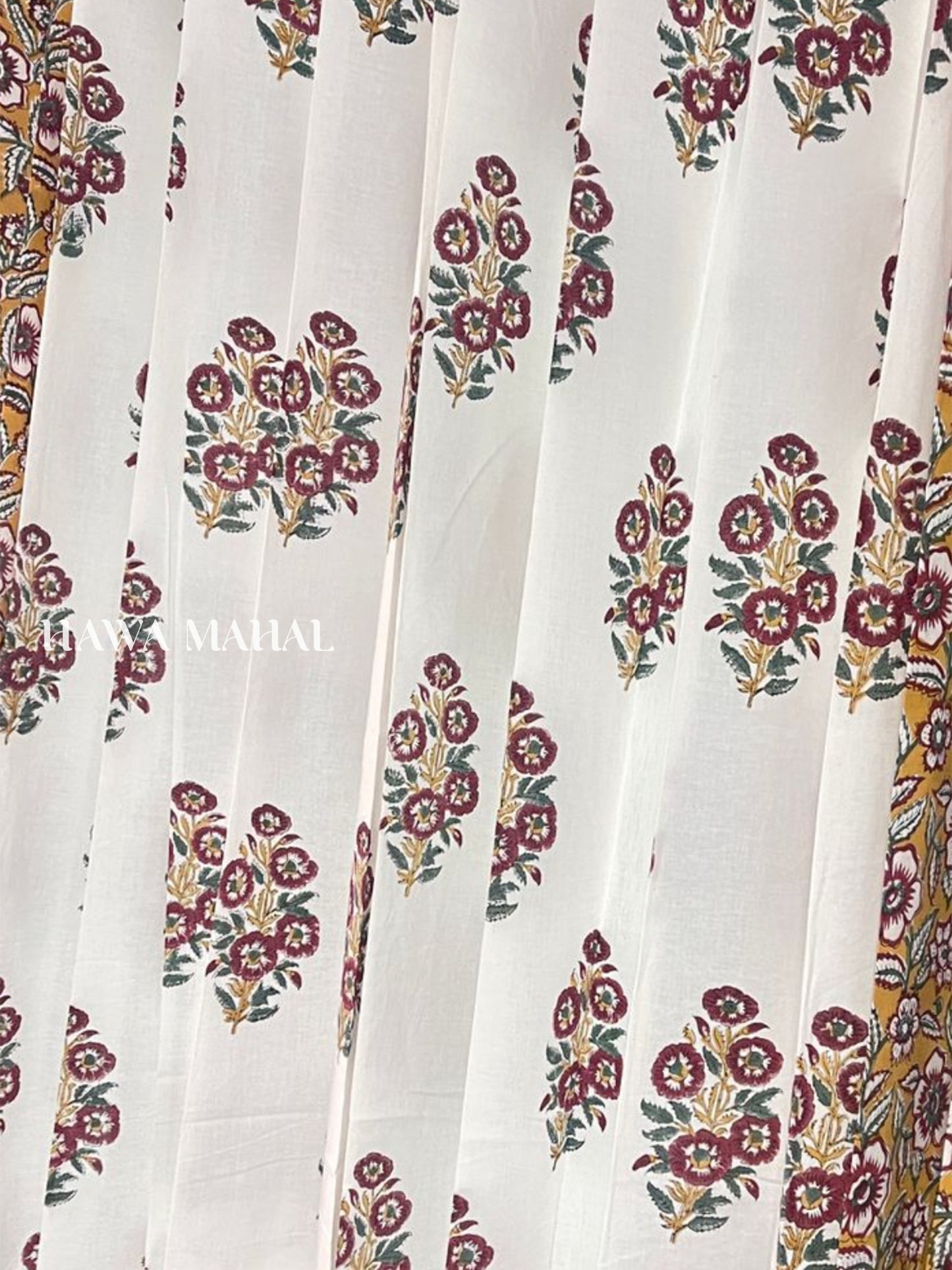 Rangrez Collection Block Print Curtains