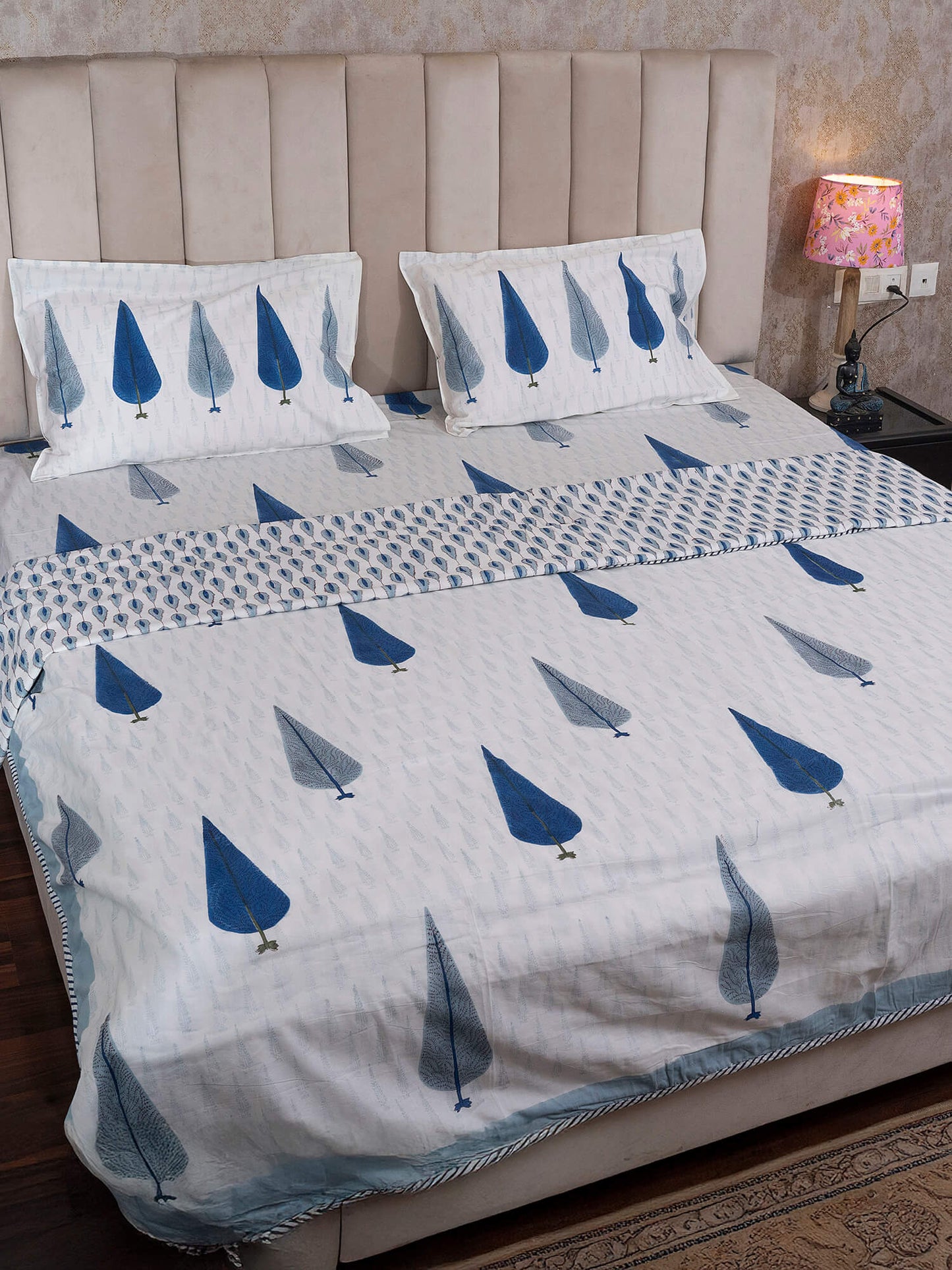 Neel Bagh Collection - Matching Dohar & Bedsheet Set