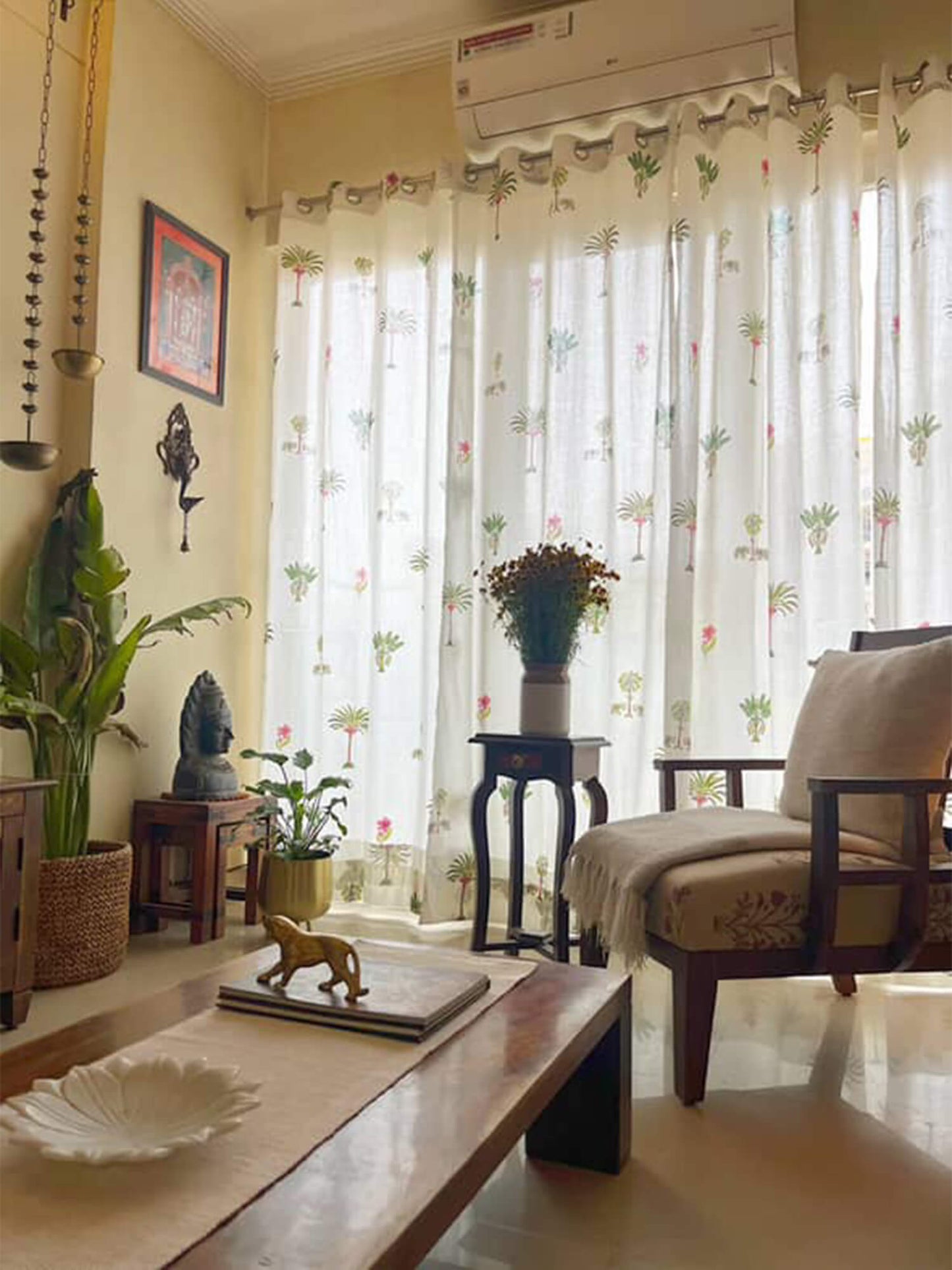 Shikar Bagh Collection Block Print Curtain