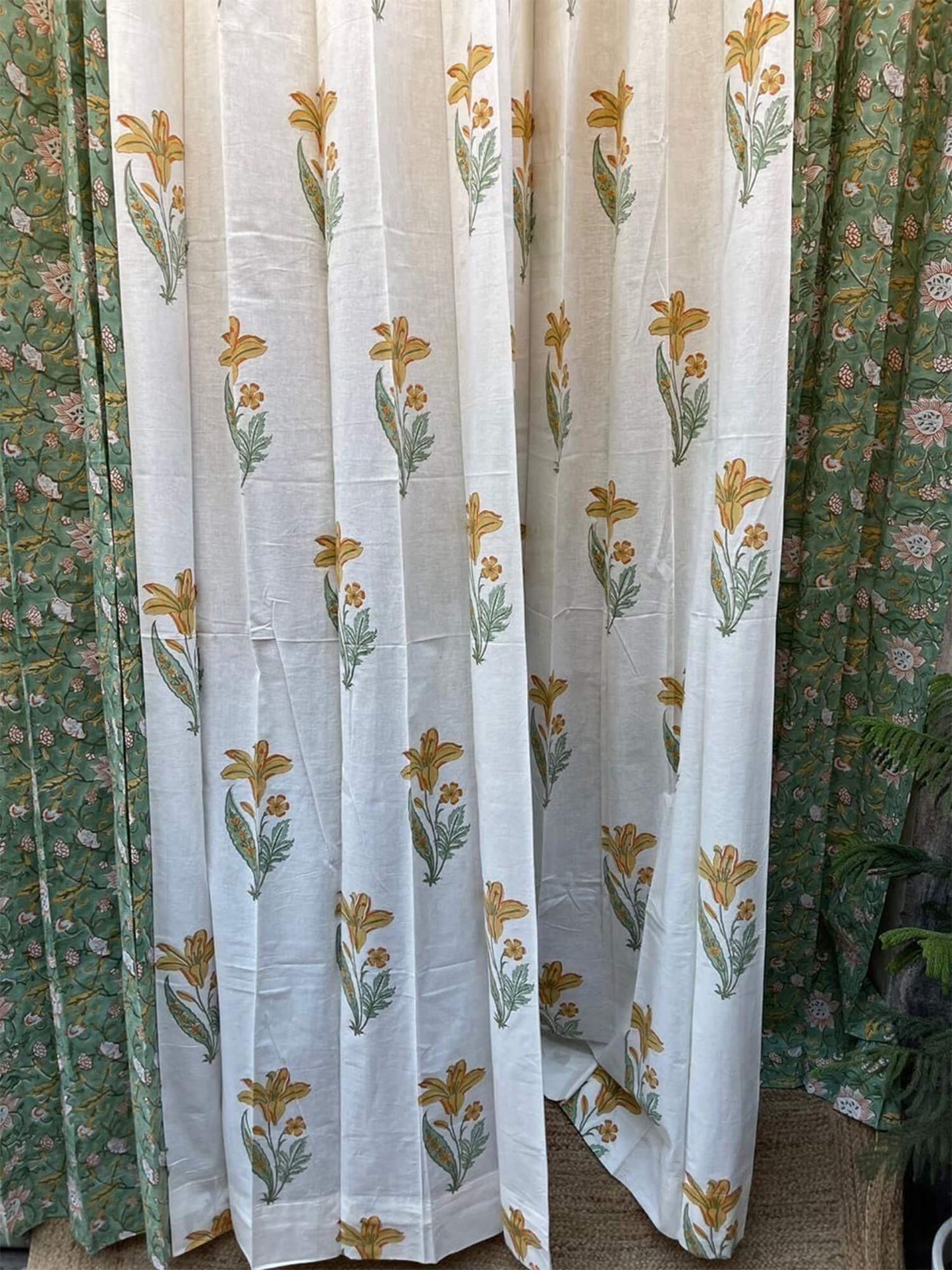 Sunhera Bagh Collection - Block print curtains