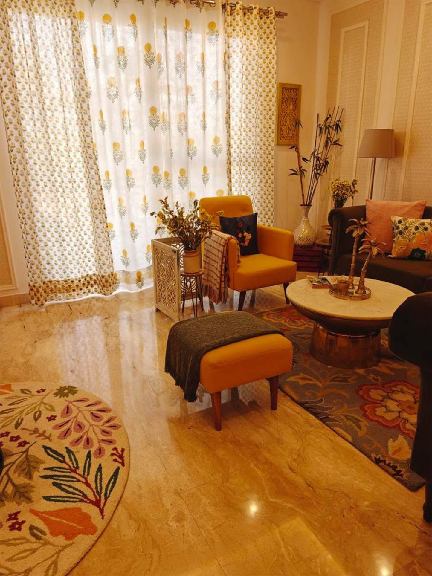 Swarn Bagh Collection - Block Print Curtains