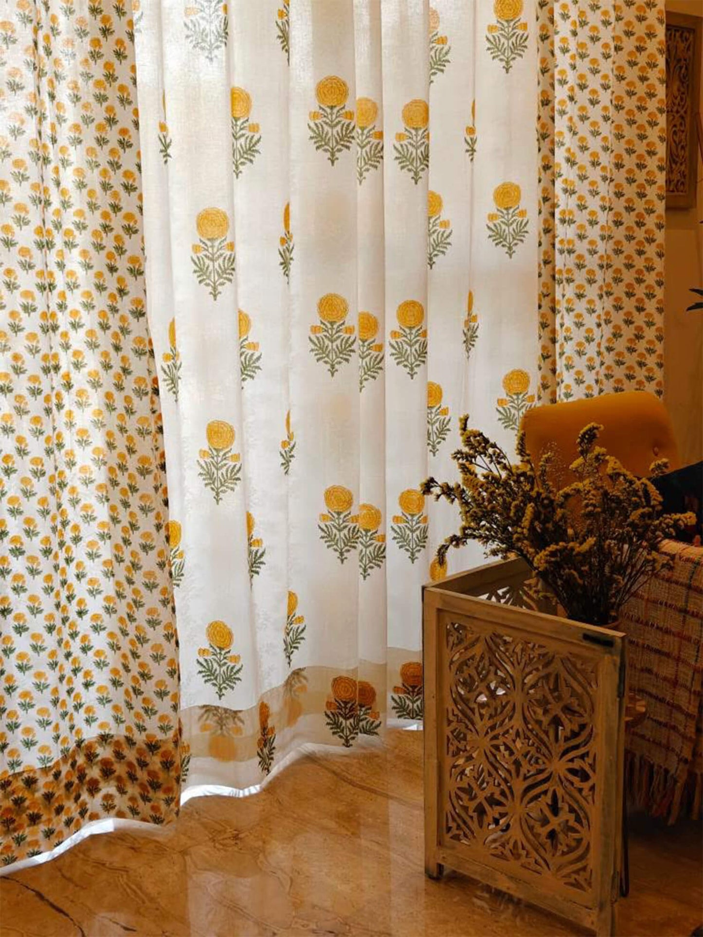 Swarn Bagh Collection - Block Print Curtains
