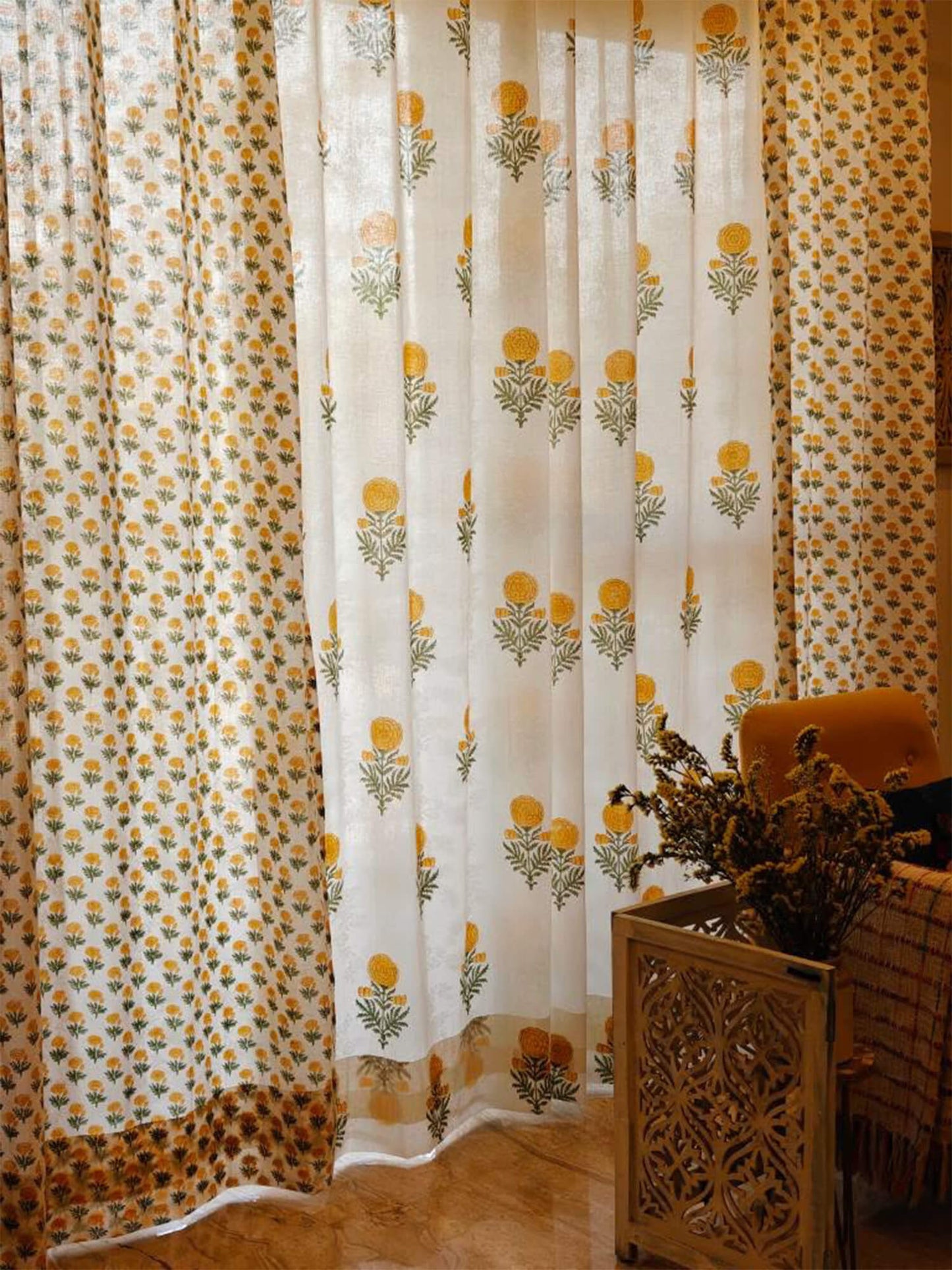 Swarn Bagh Collection - Block Print Curtains
