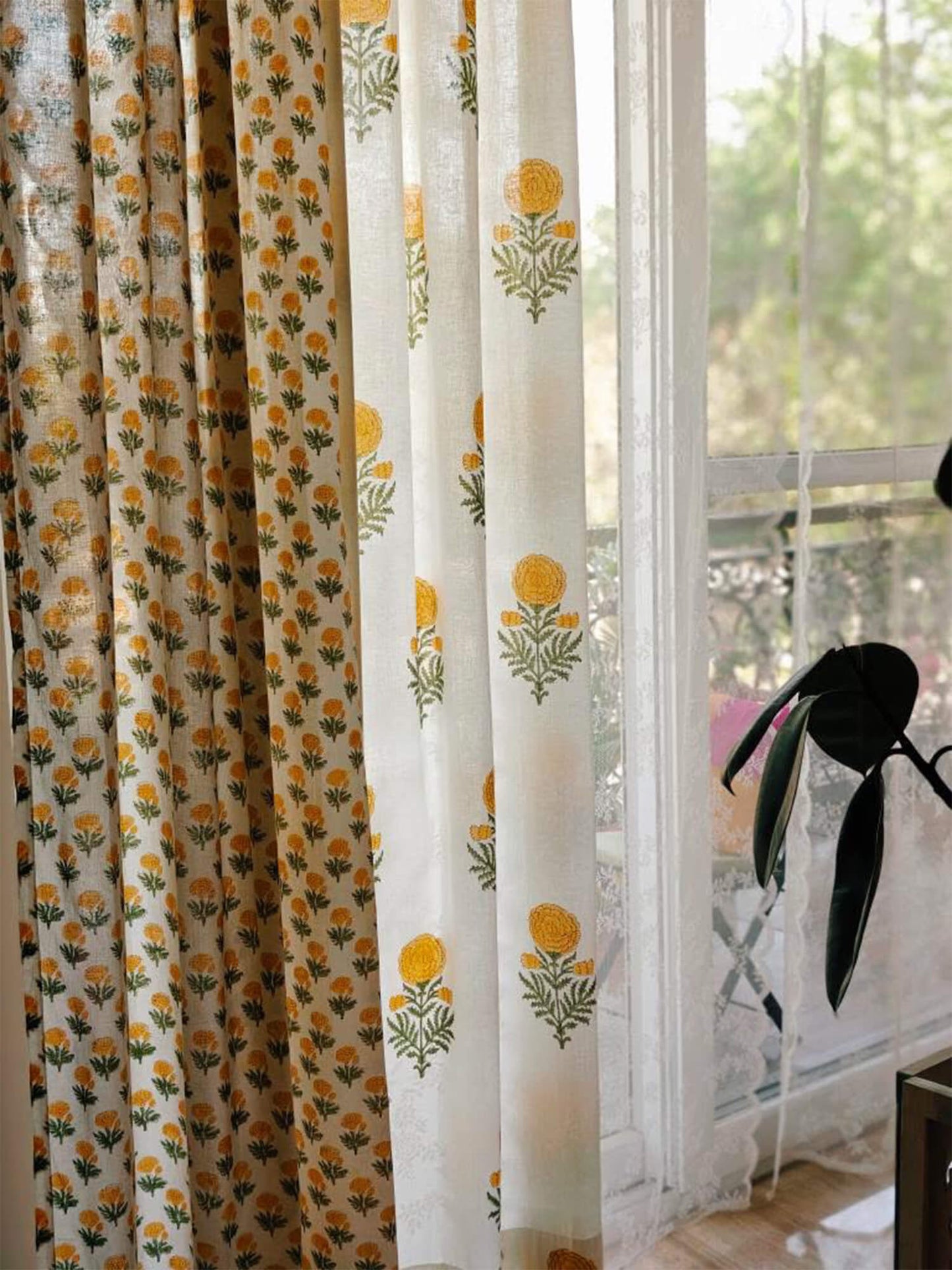 Swarn Bagh Collection - Block Print Curtains