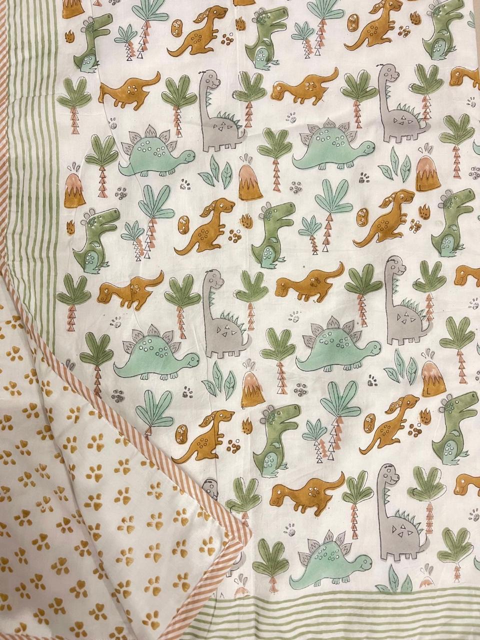 Kids Reversible Mulmul Blankets