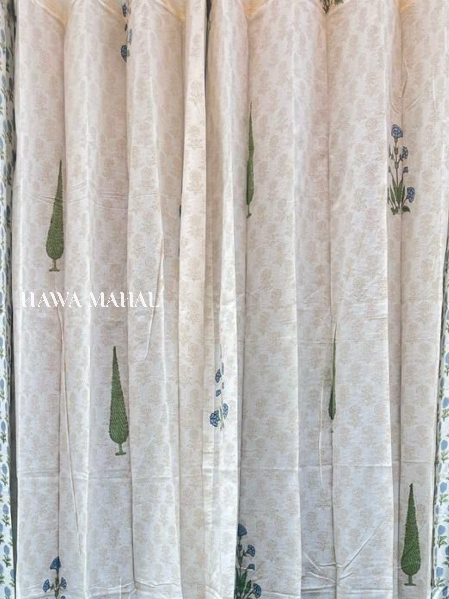 Mahi Collection Hand Block Print Curtains