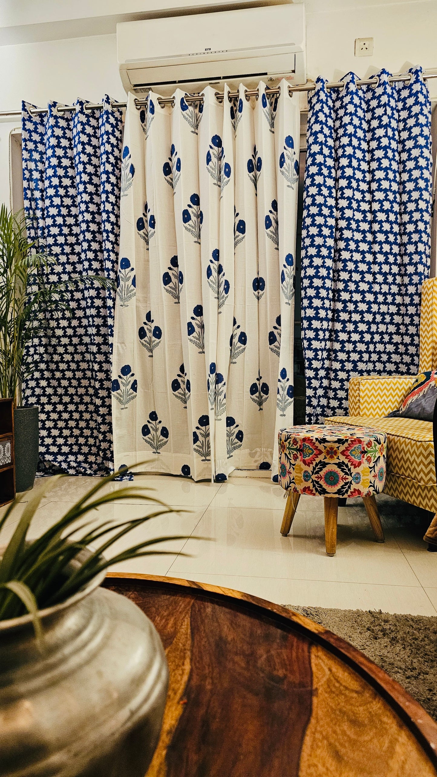 Shalimar Bagh Collection - Hand Block Curtain