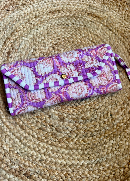 Roll Up Pouch - Purple