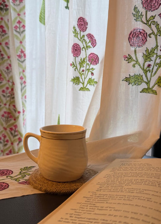 Pariza Hand Block Print Curtains