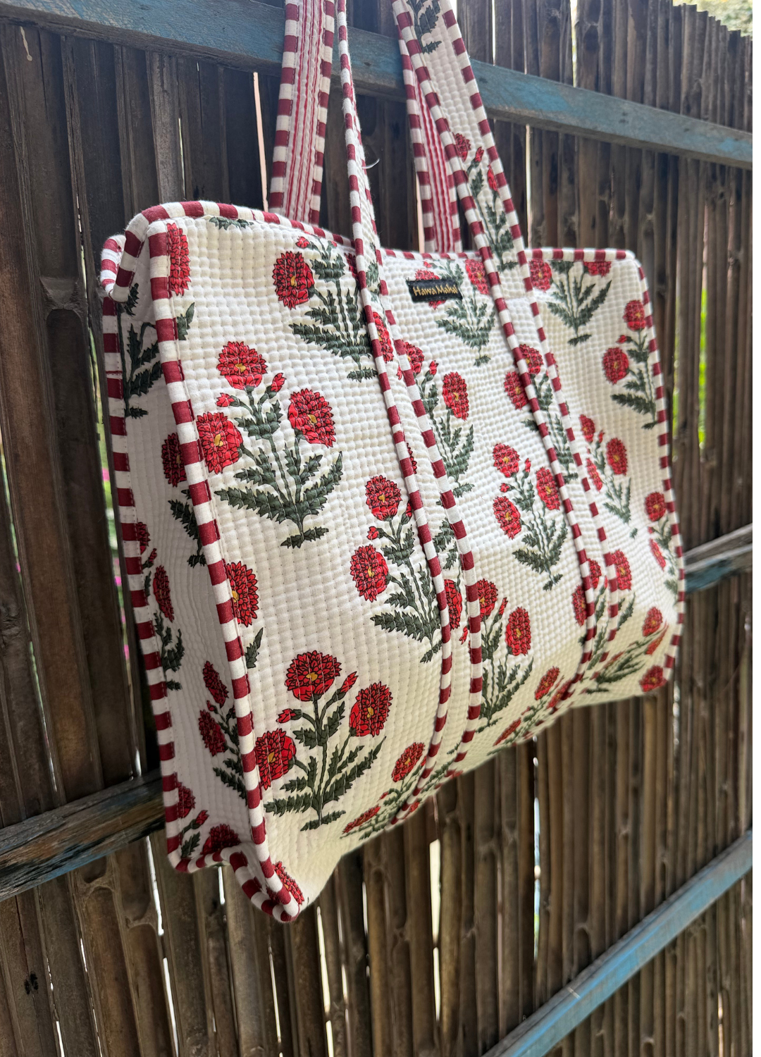 Hand Block Printed Big Tote Bag