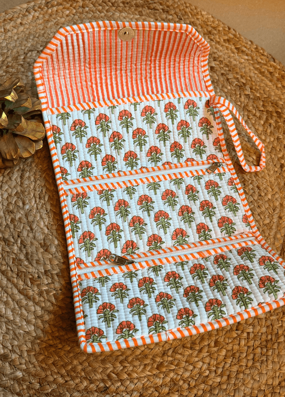 Roll Up Pouch - White