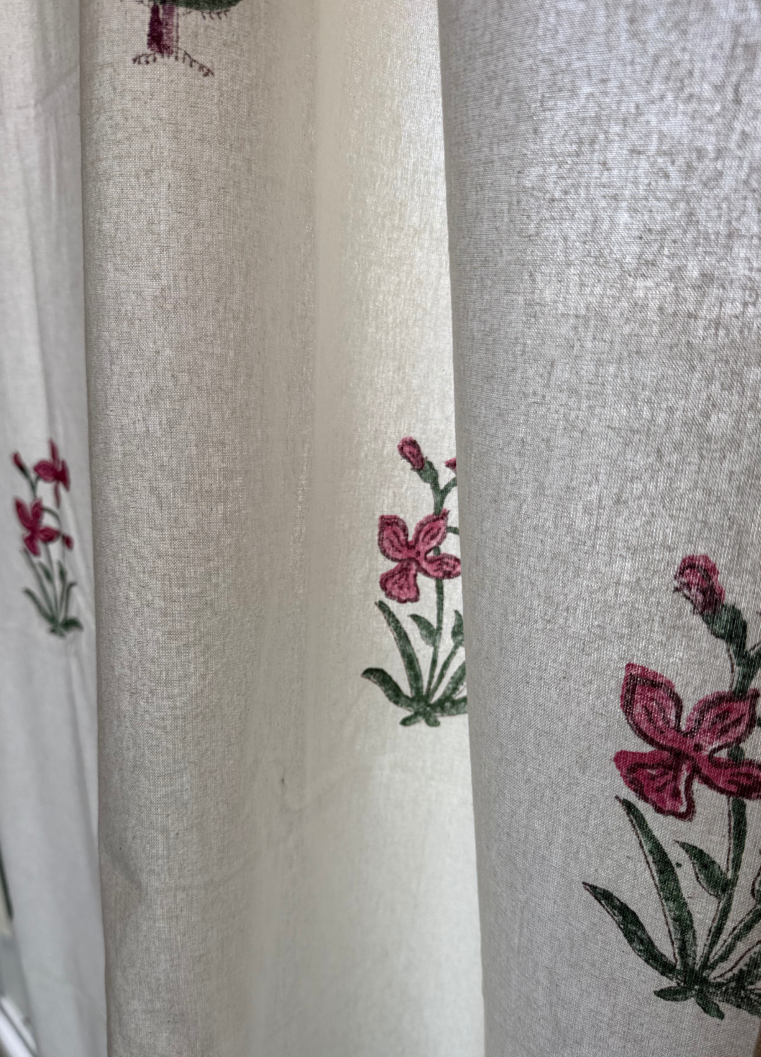 Green Cypress -Thick canvas Curtain