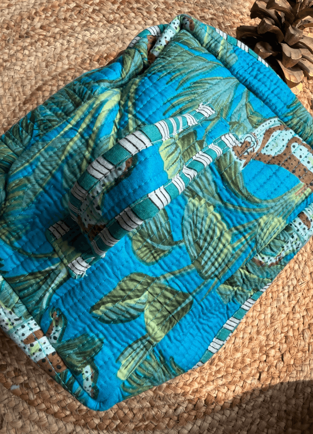 Quilted Vanity Bag – Travel Friendly Organizer