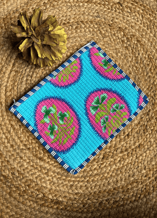 Handblock Flat Pouch