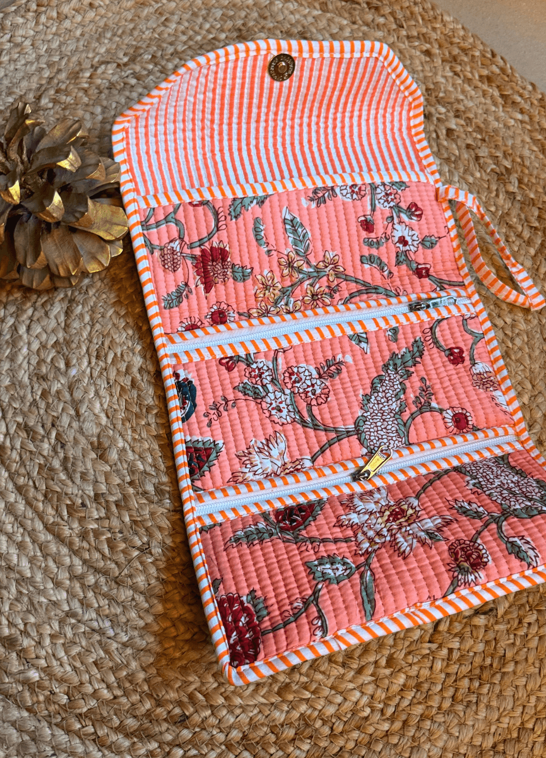 Roll Up Pouch - Pink