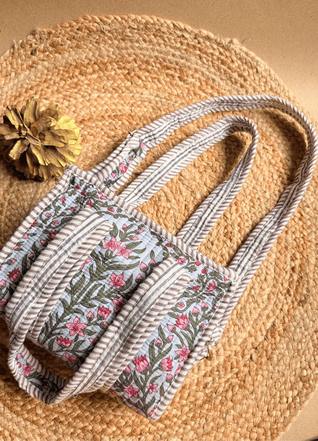 Mini Tote Bag with Sling (9inch) Grey