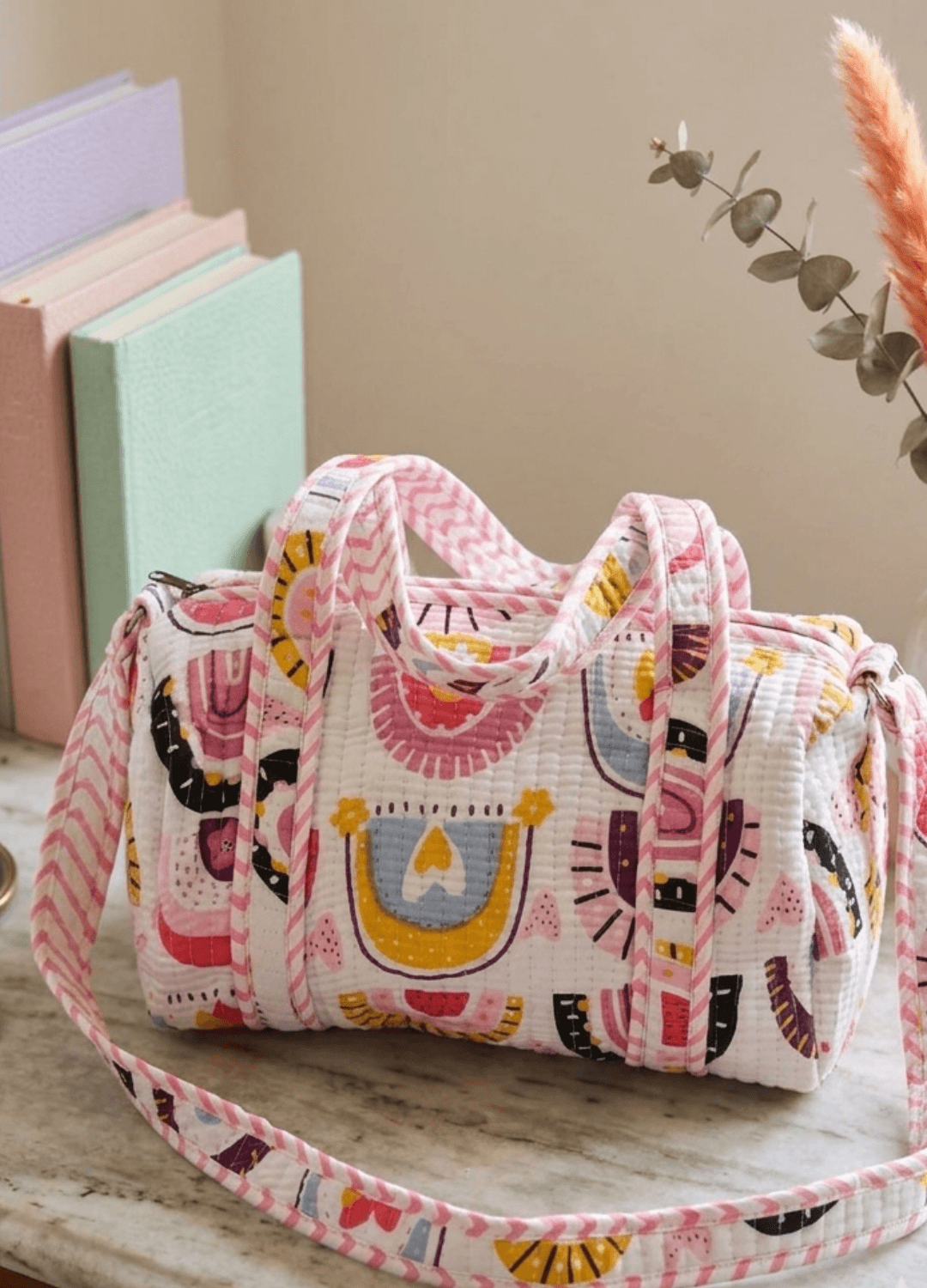 Mini Duffle Bag - Pink