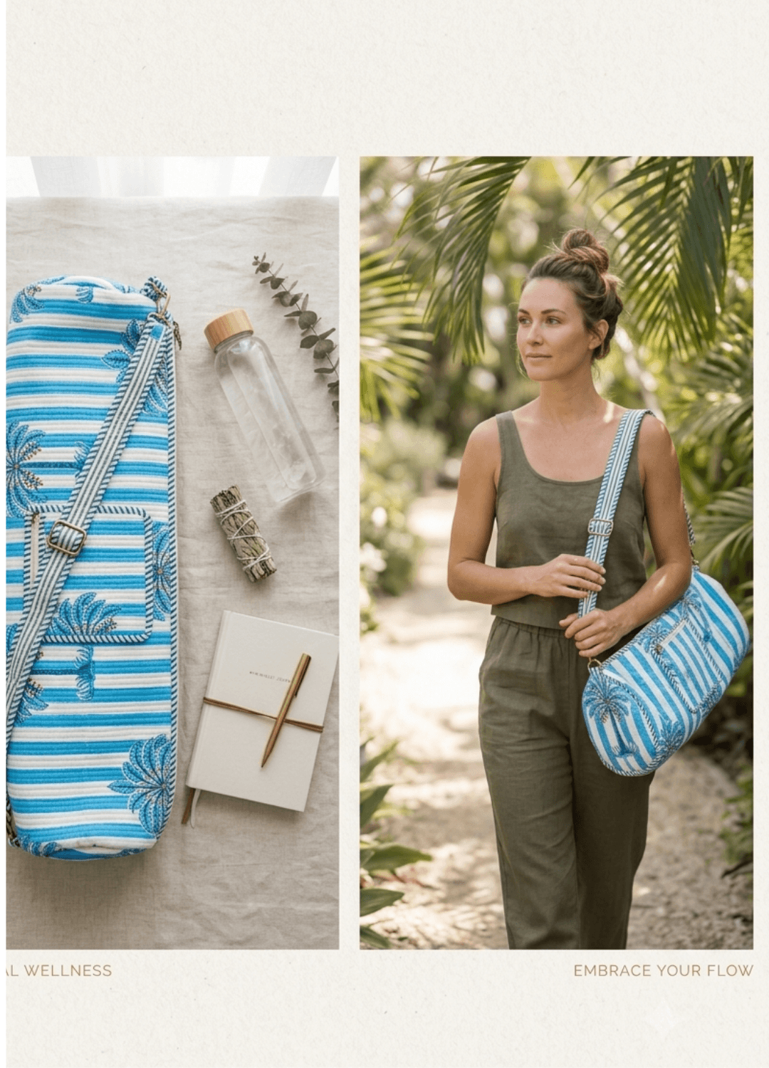 Yoga Sling Bag- Blue