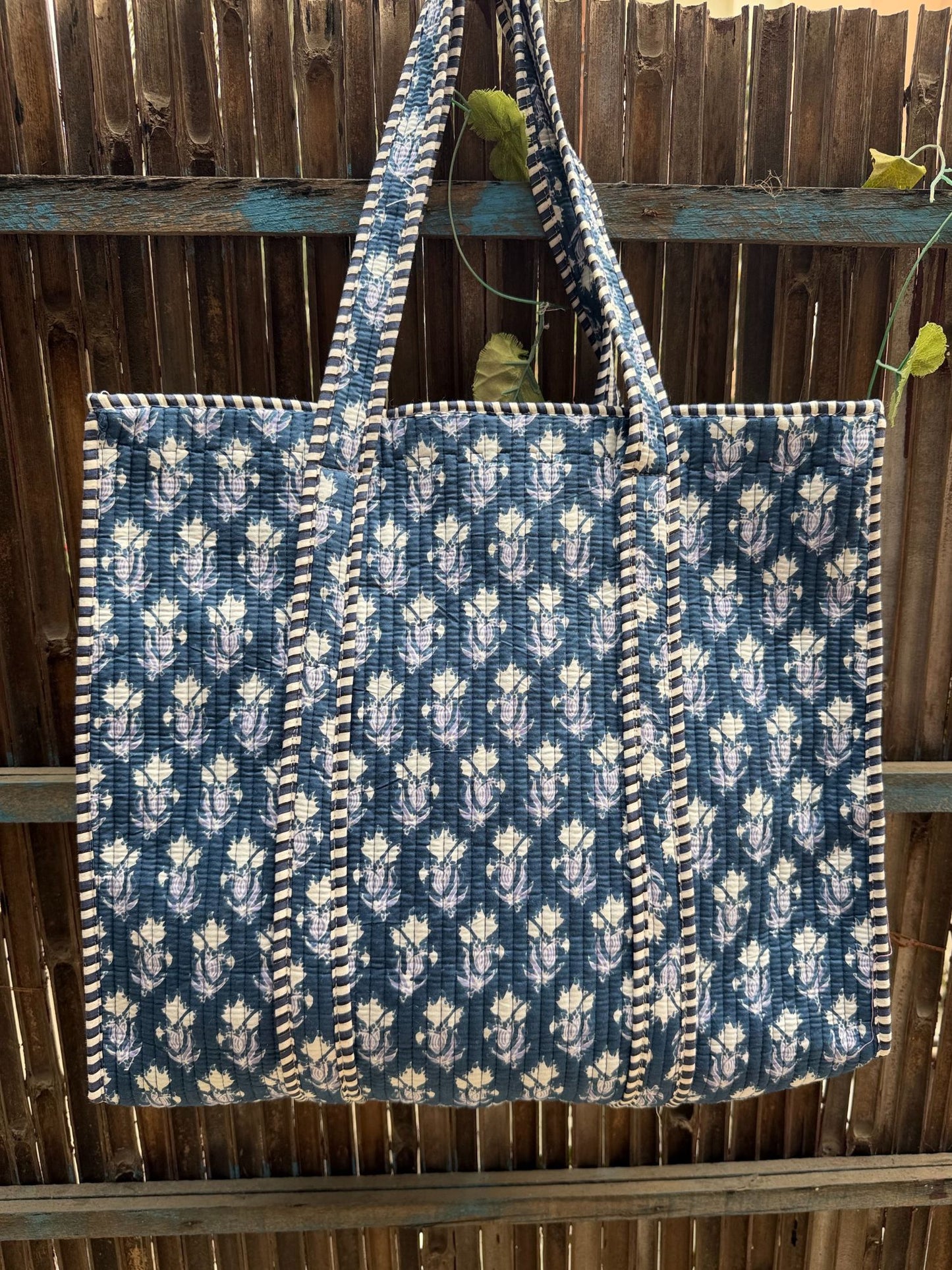 Hand Block Printed Big Tote Bag