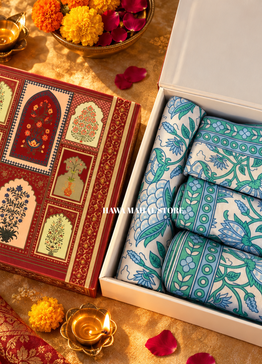 GIFT BOX - TABLE LINEN (14 PC SET)