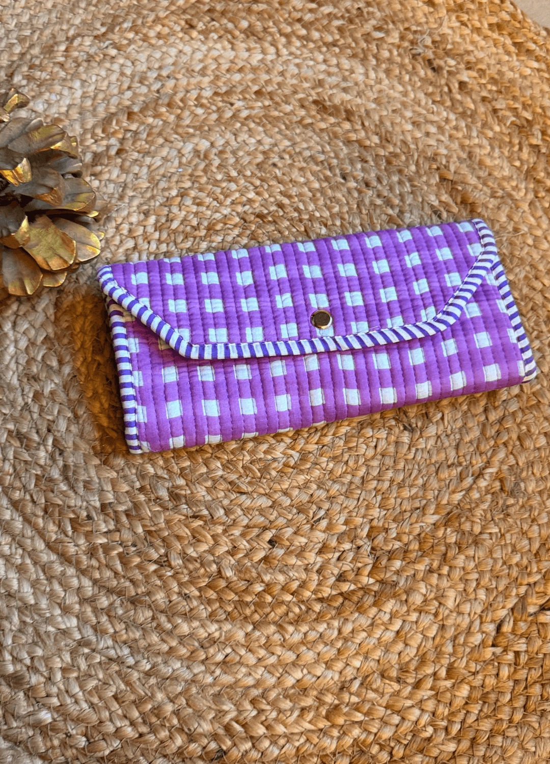 Roll Up Pouch - Purple