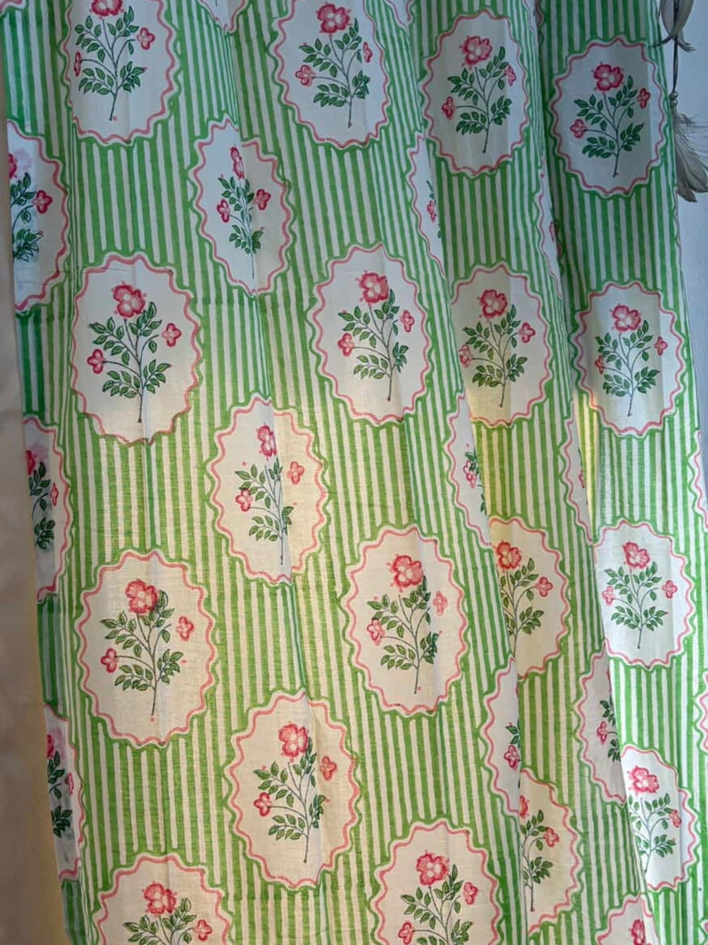 Taruni - Block Print Curtains (Price for 1 Pc)