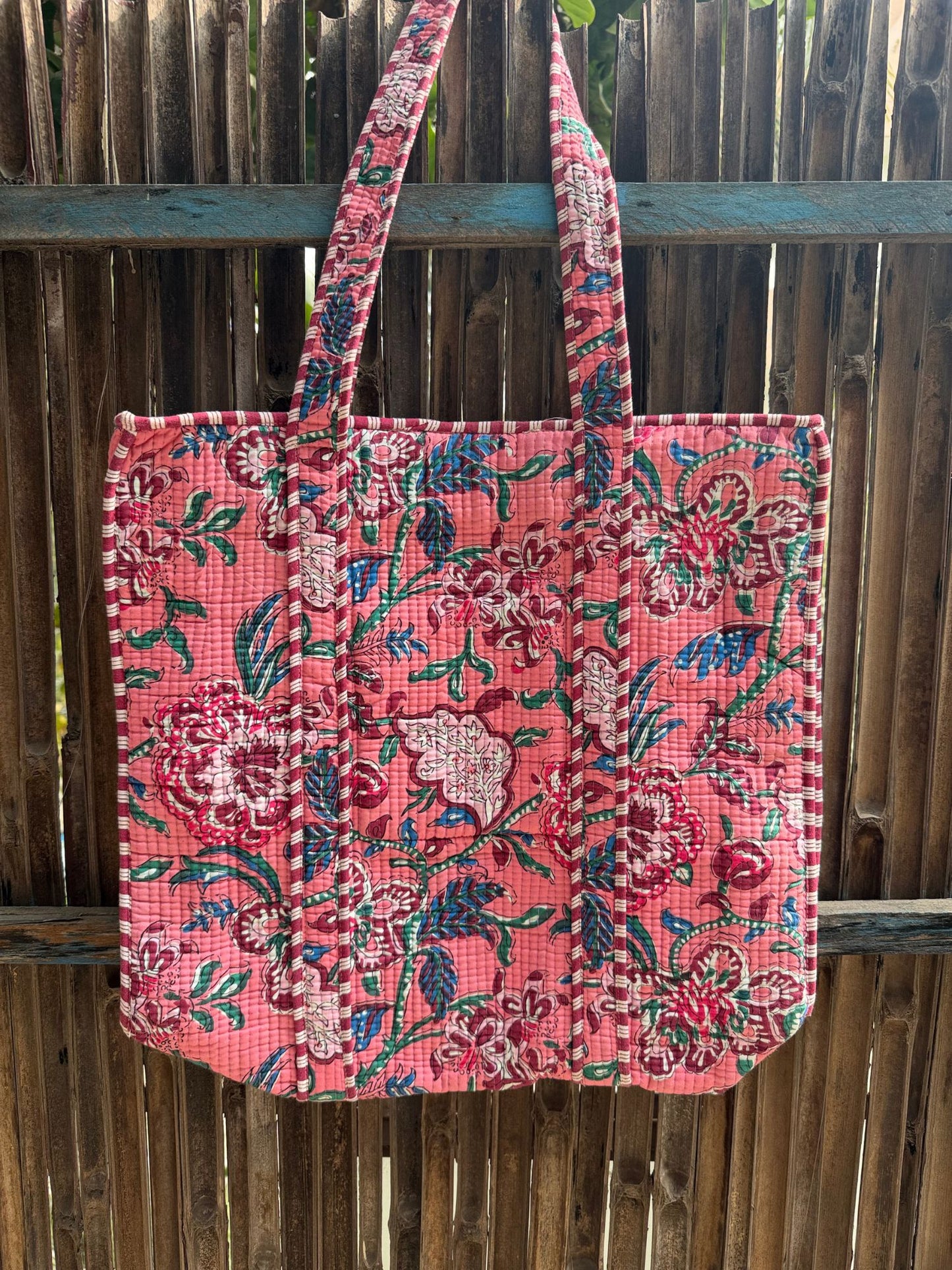 Hand Block Printed Big Tote Bag
