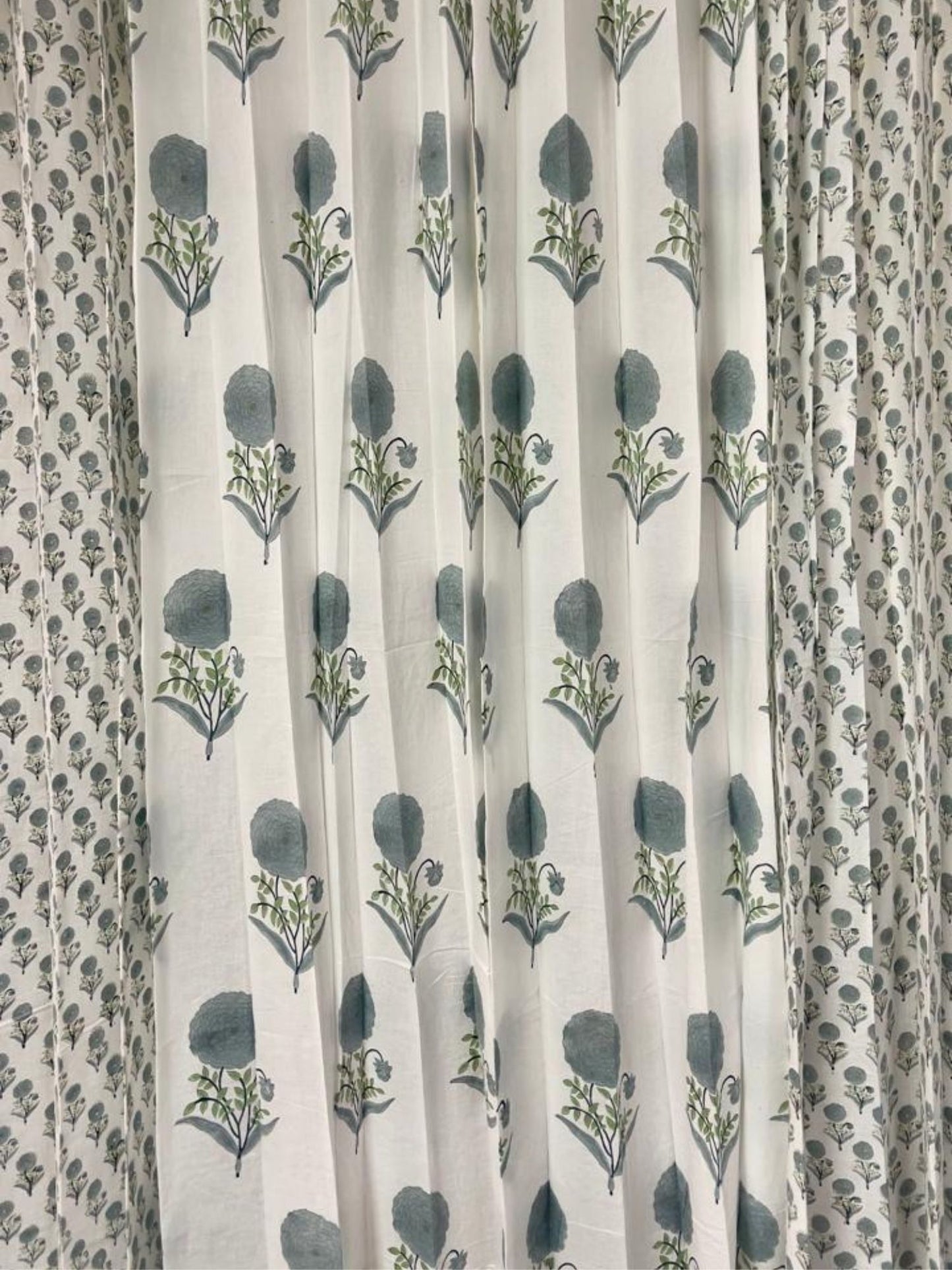 Booti Bagh Collection Block Print Curtain