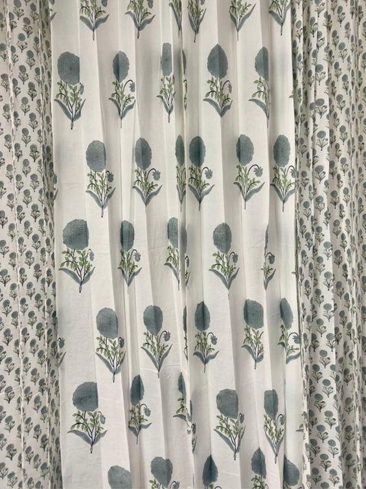 Booti Bagh Collection Block Print Curtain