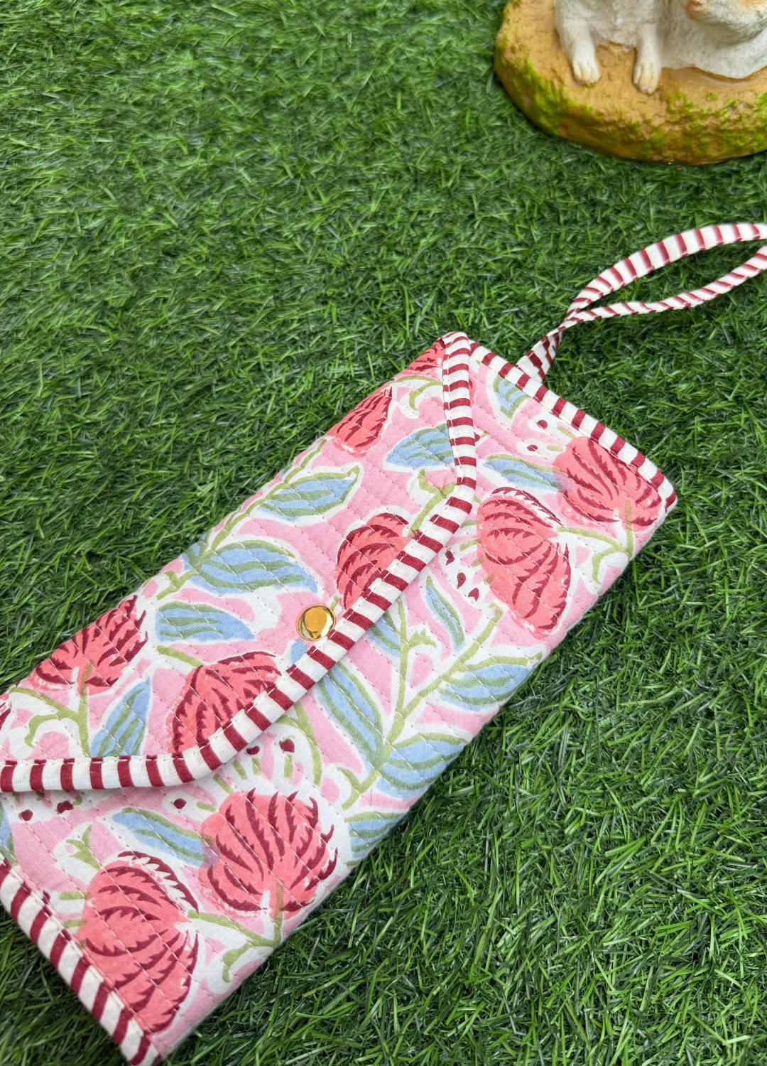 Roll Up Pouch - Pink