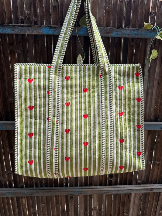 Hand Block Printed Big Tote Bag
