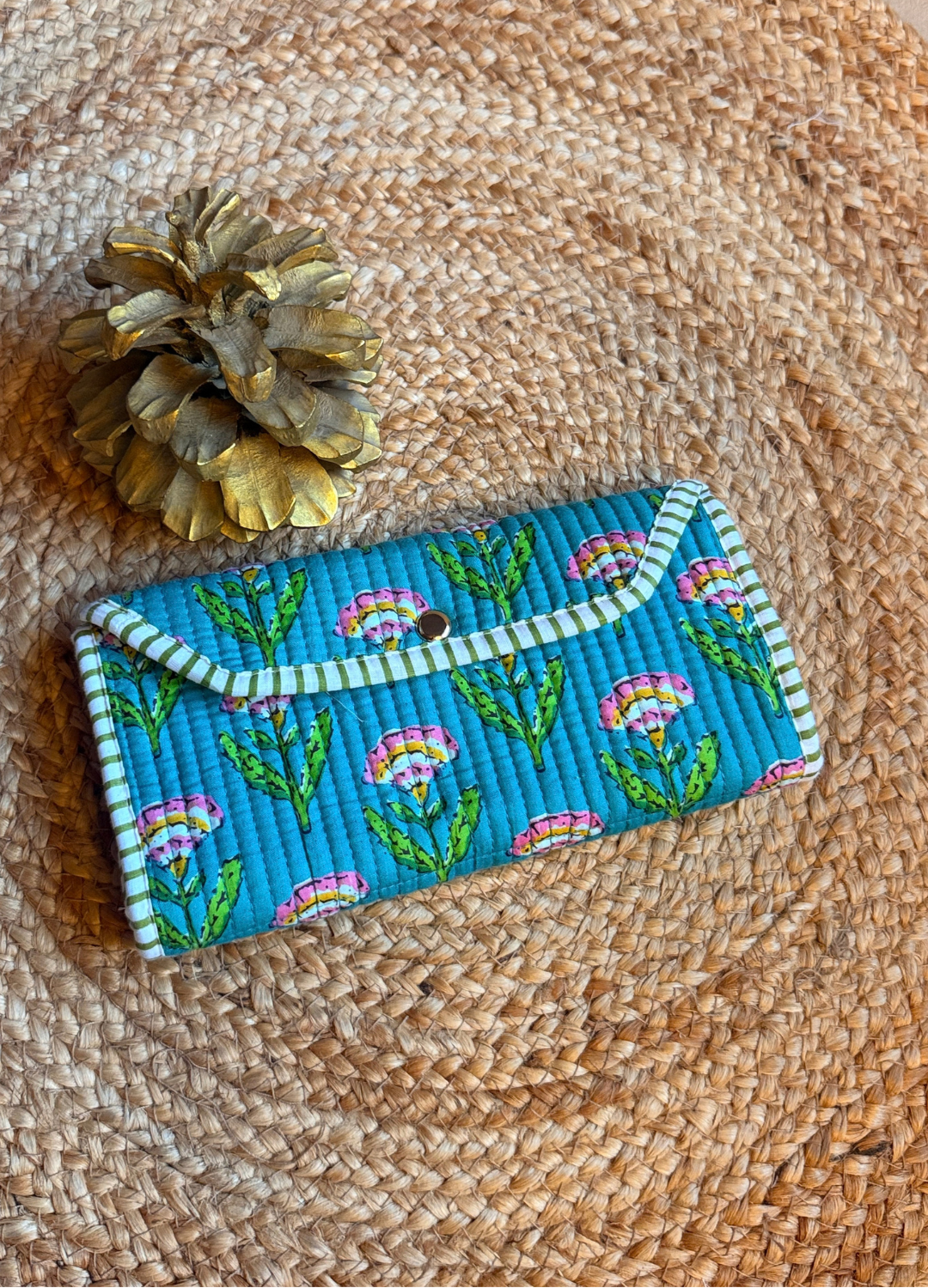 Roll Up Pouch - Blue