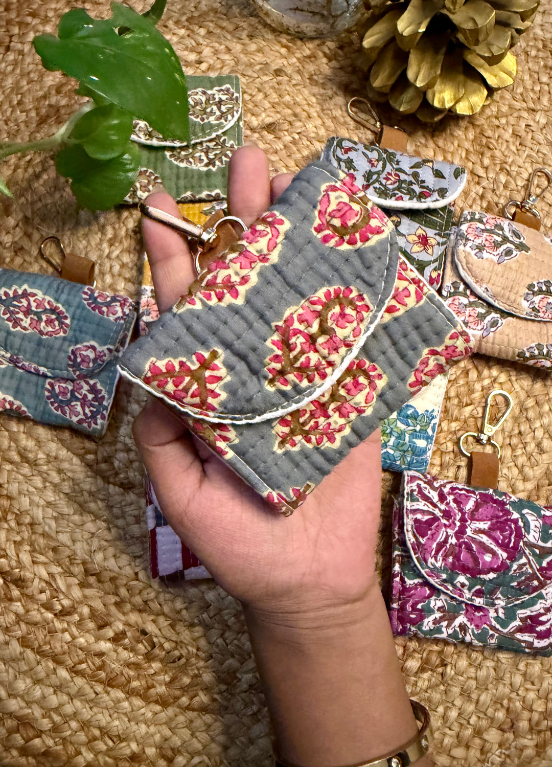 BLOCK PRINTED EARPOD CASES - SET OF 2