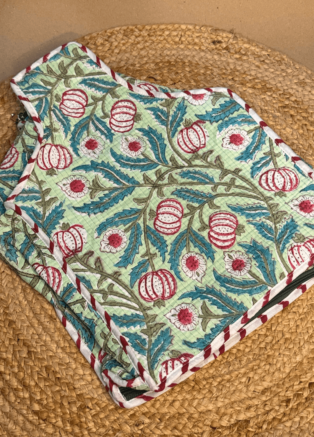 BLOCKPRINT - ZIPPER BLOUSE BAGS