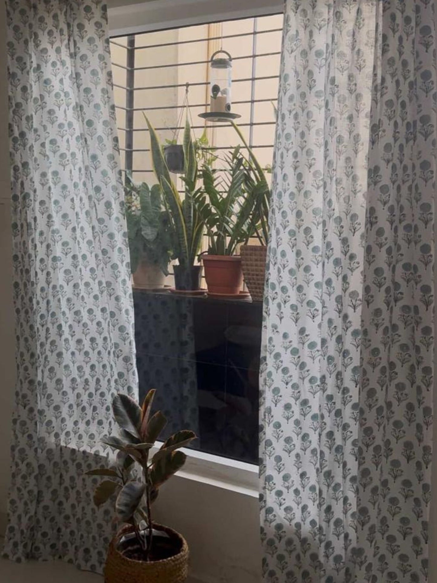 Booti Bagh Collection Block Print Curtain