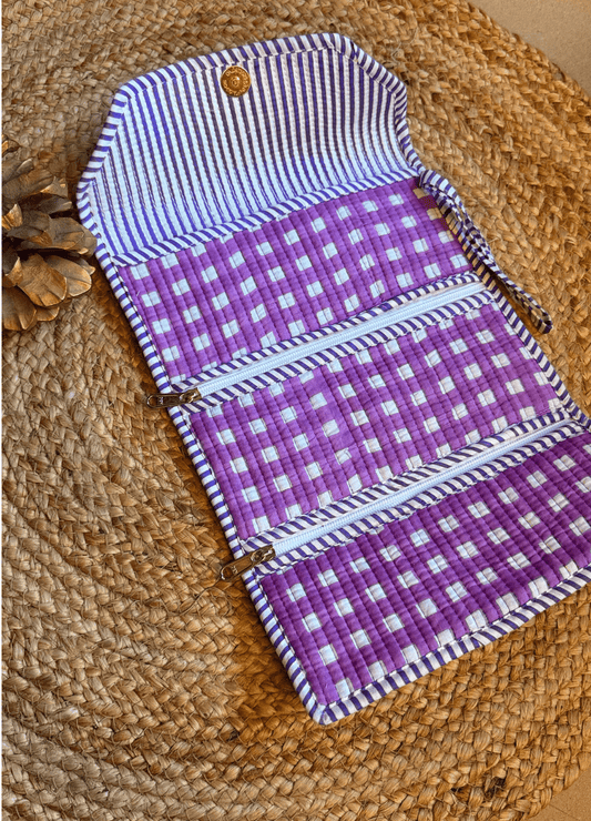 Roll Up Pouch - Purple