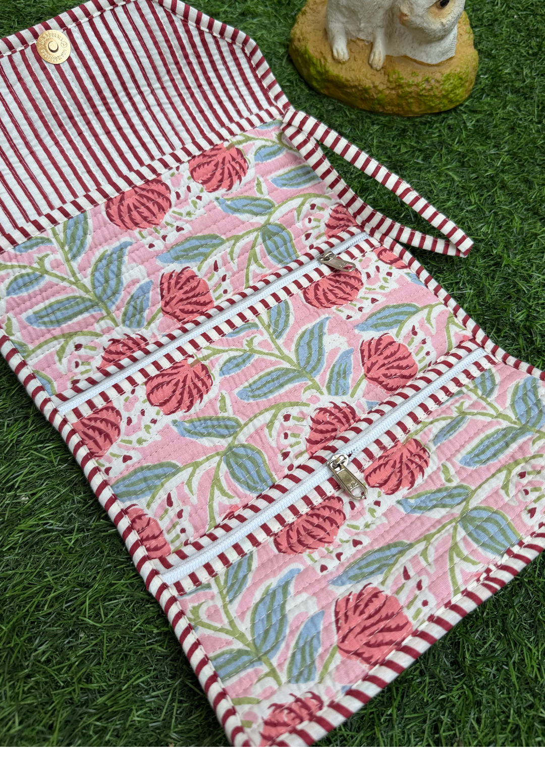 Roll Up Pouch - Pink