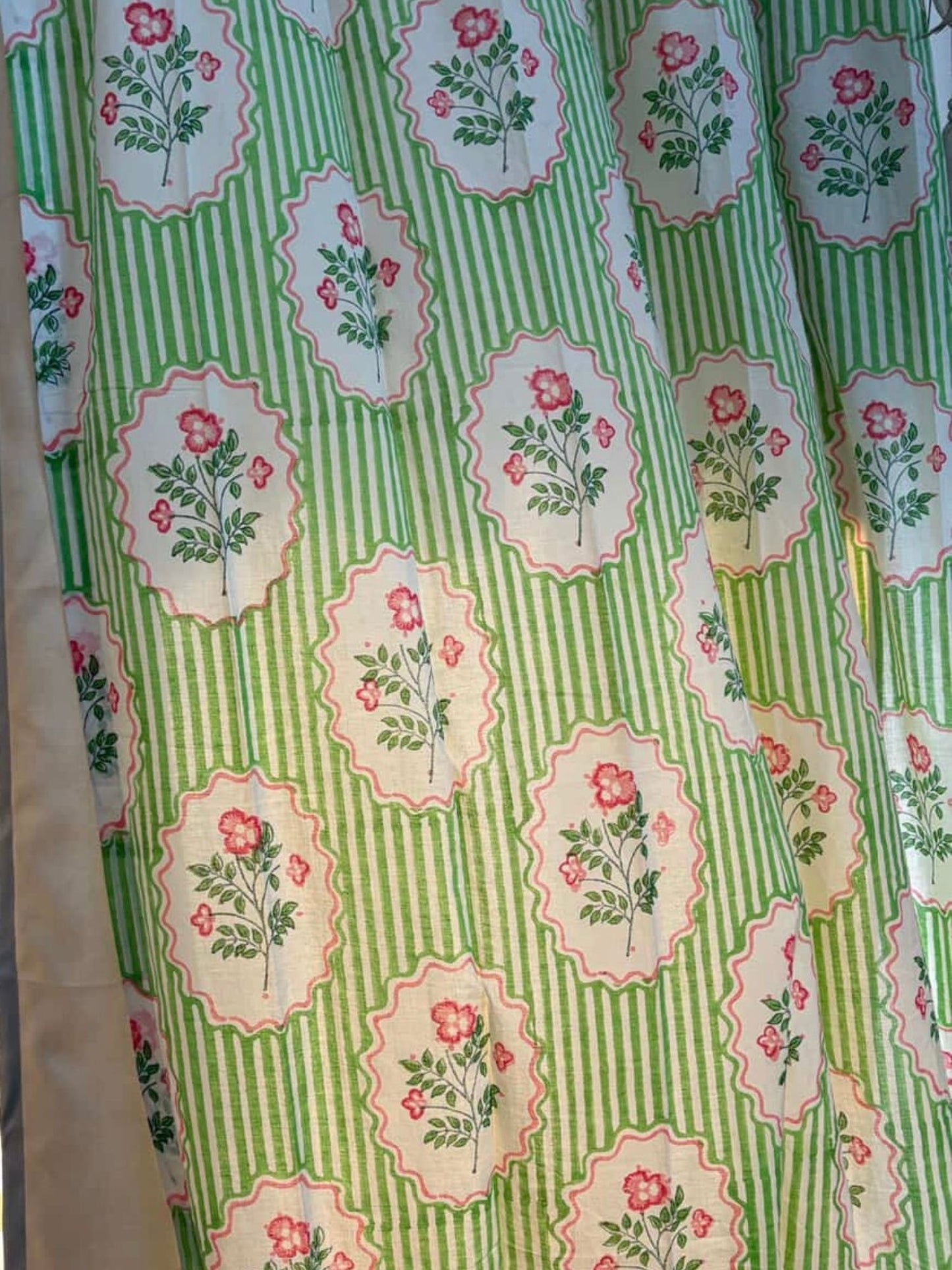 Taruni - Block Print Curtains (Price for 1 Pc)