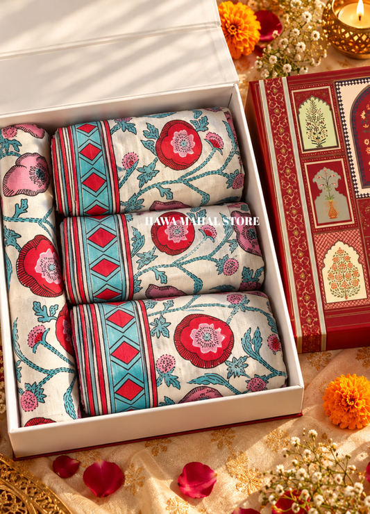 GIFT BOX - TABLE LINEN (14 PC SET)