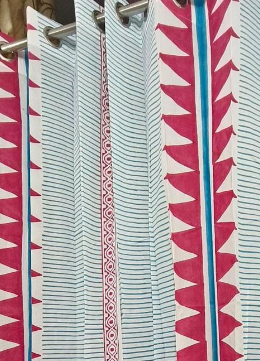 Quirky Collection -Hand Block Print Curtains