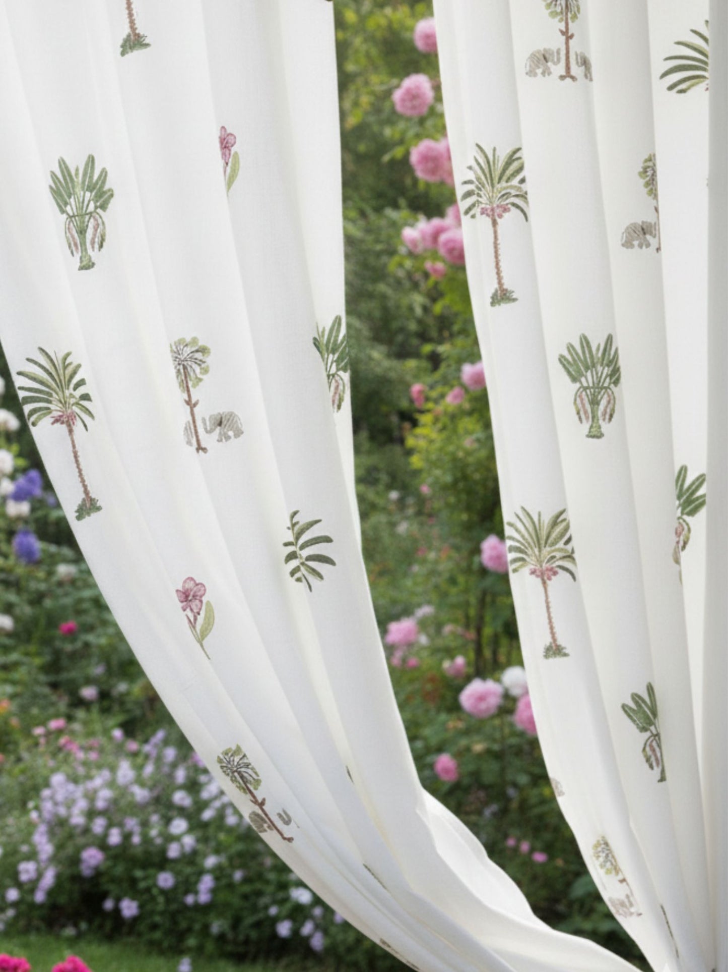 Shikar Bagh Collection Block Print Curtain