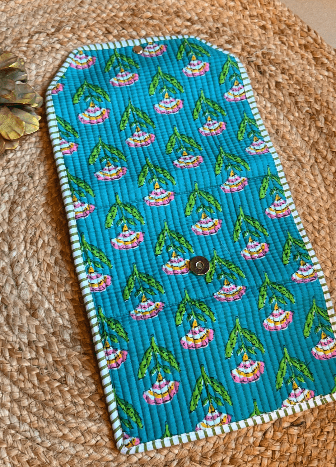 Roll Up Pouch - Blue