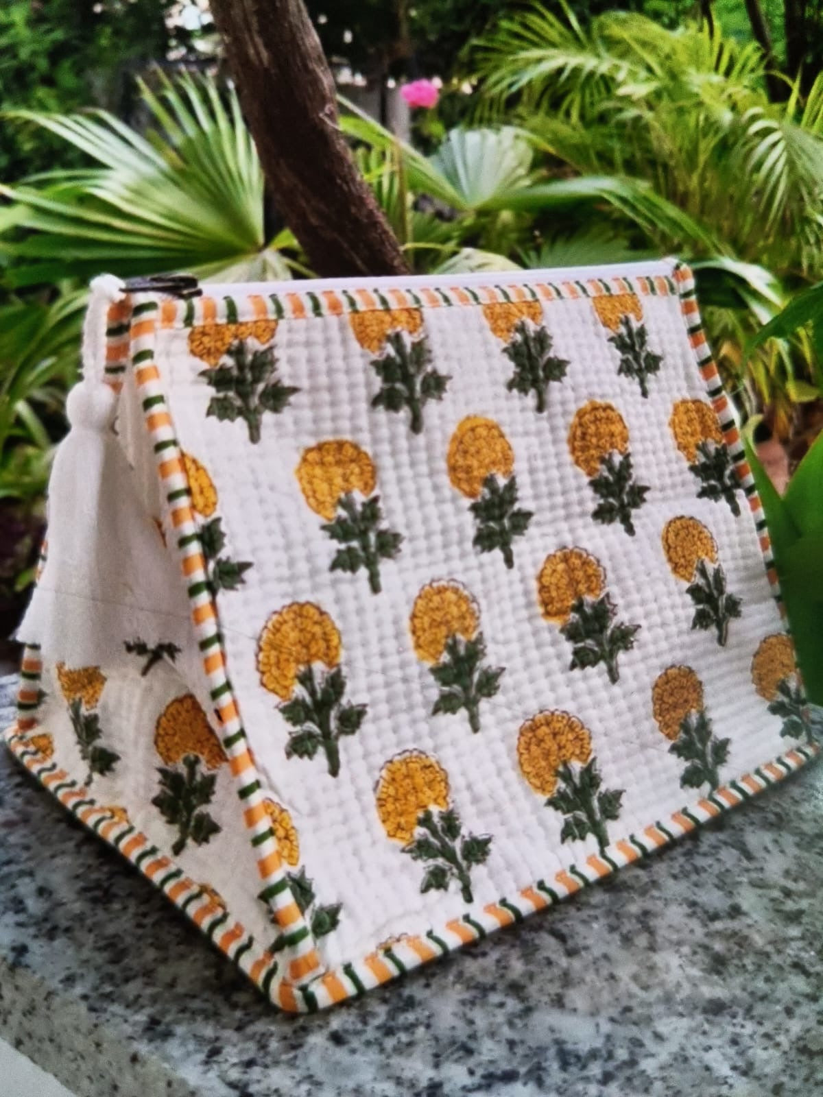 Triangular Vanity Bag