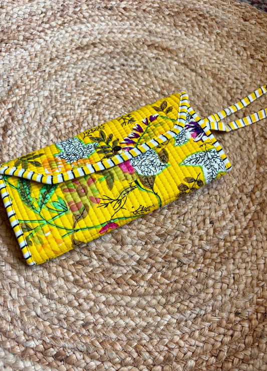Roll Up Pouch - Yellow