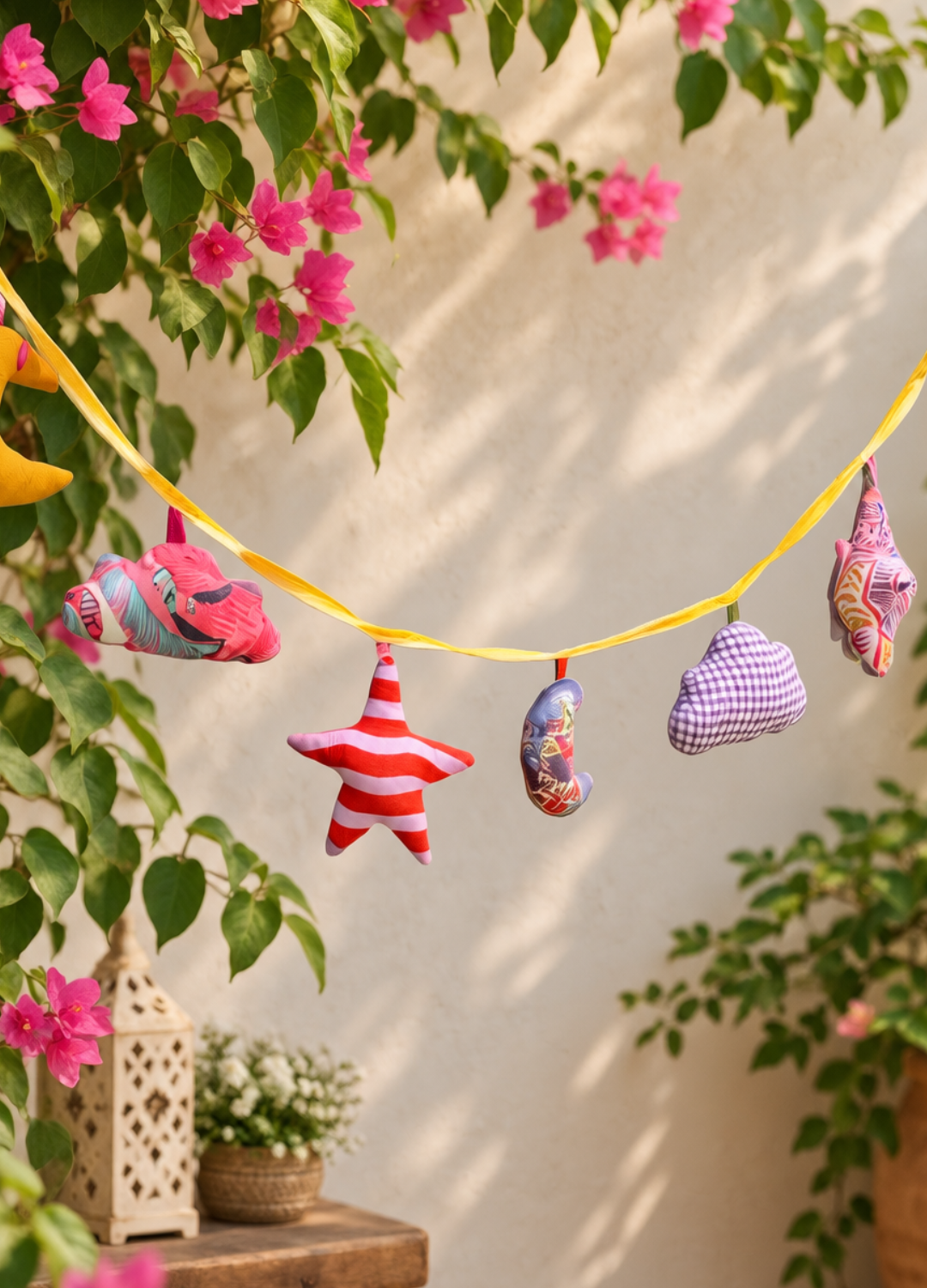BLOCK PRINTED TOYS BUNTING
