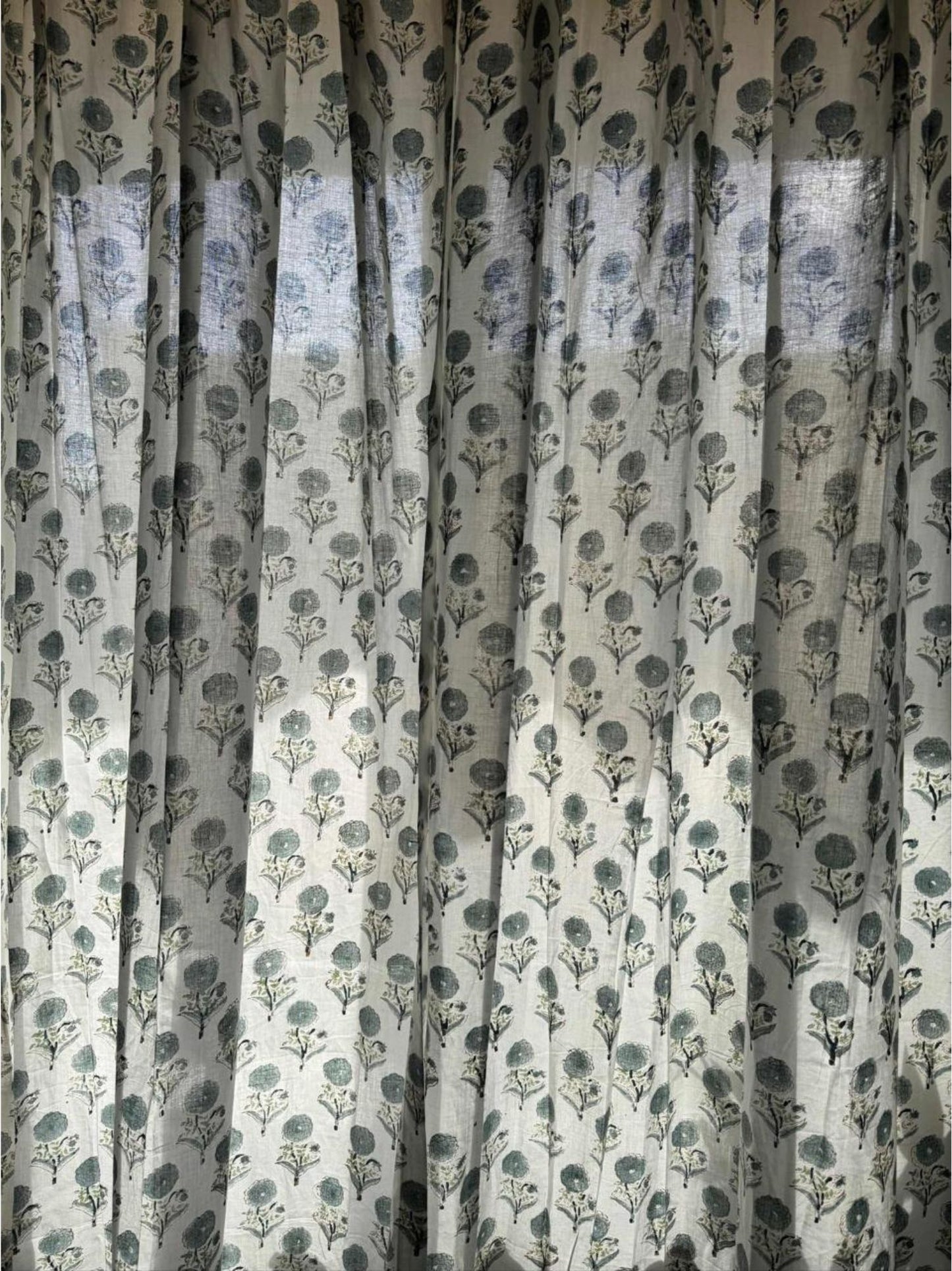 Booti Bagh Collection Block Print Curtain