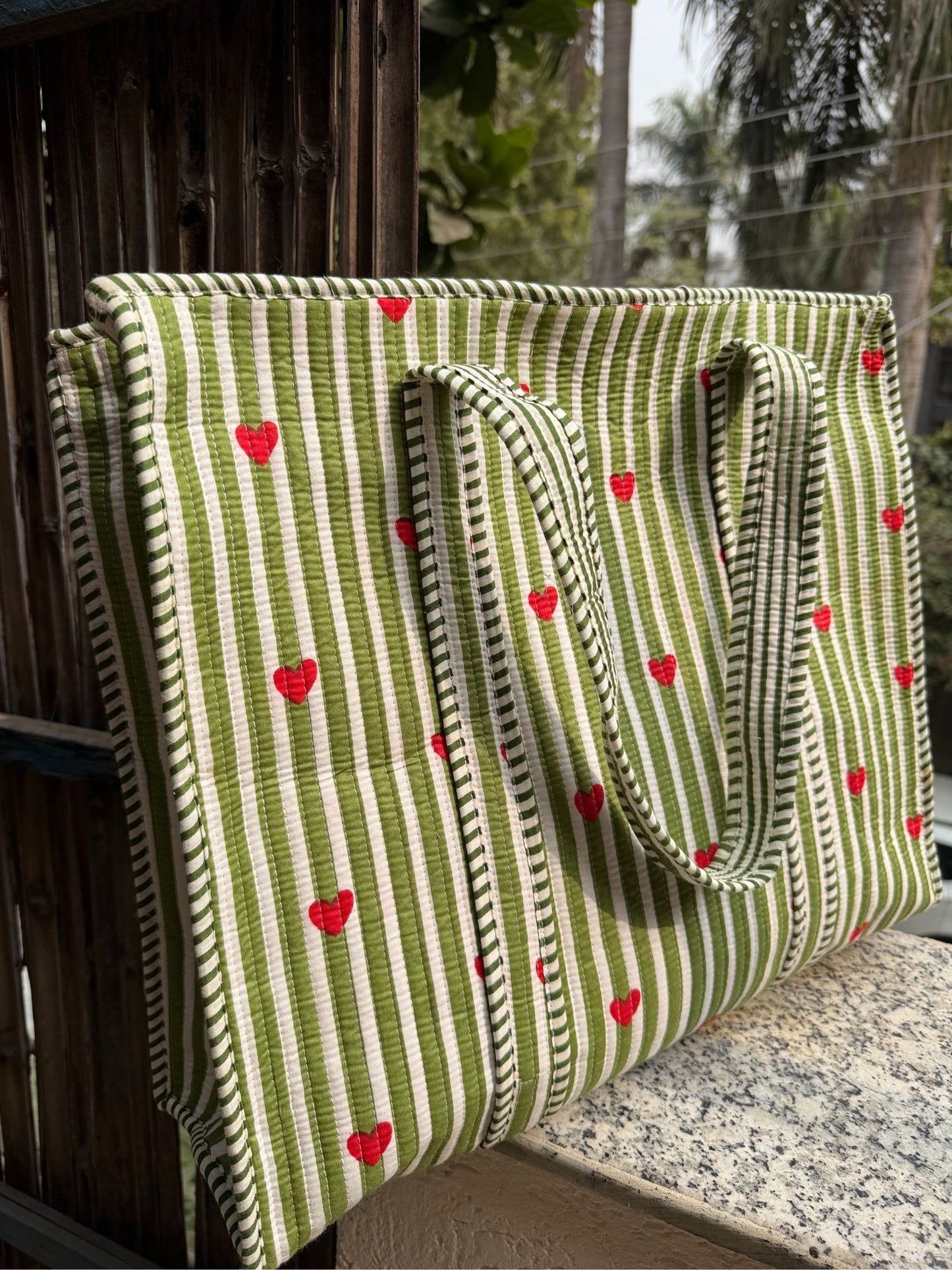 Hand Block Printed Big Tote Bag