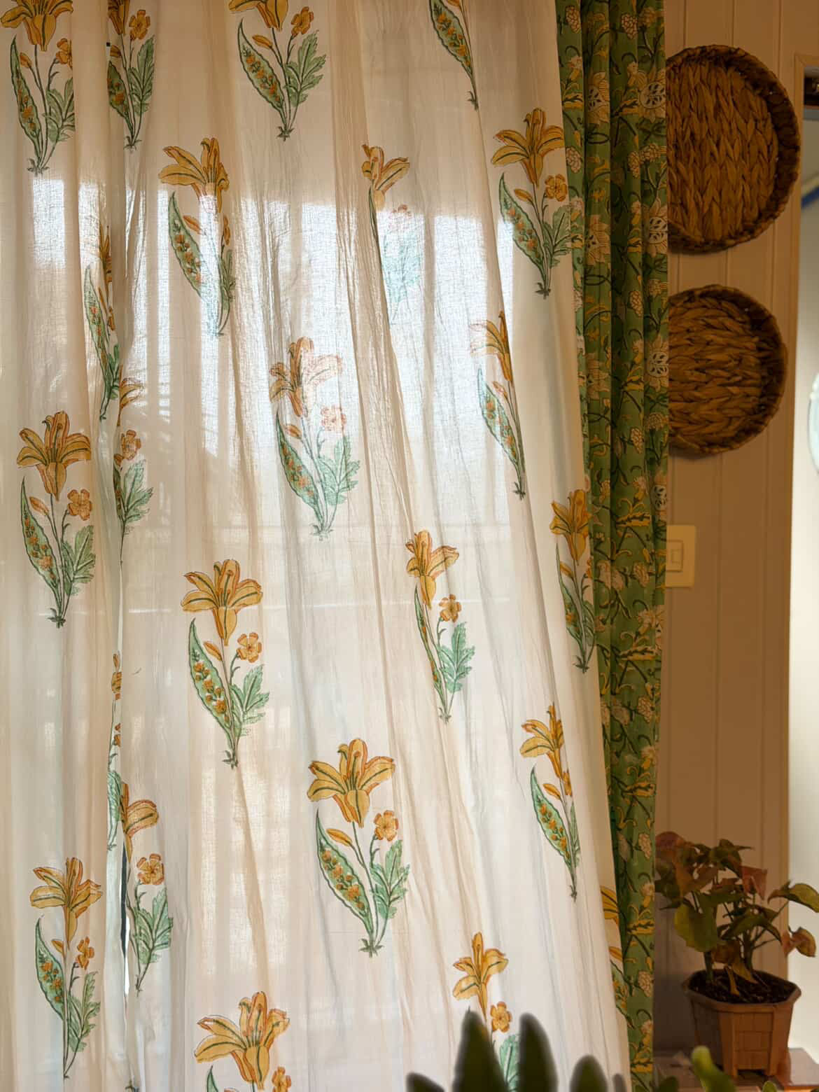 Sunhera Bagh Collection - Block print curtains